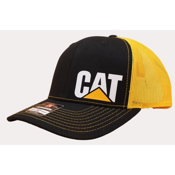 Caterpillar CAT Richardson 112 Snap Back Trucker Hat - Picture 3 of 4